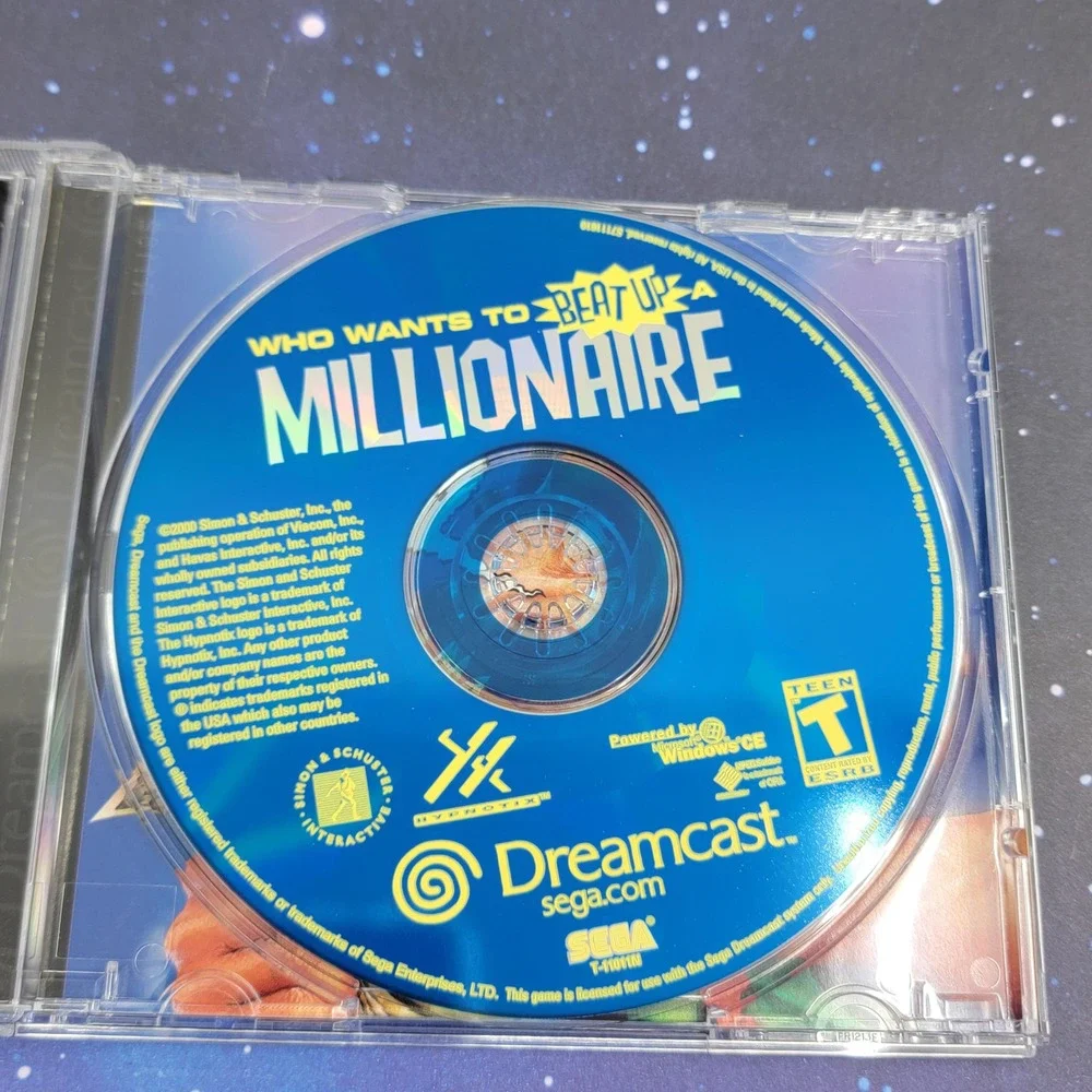 Who Wants to Beat Up a Millionaire Sega Dreamcast T-11011N Trivia Parody Game